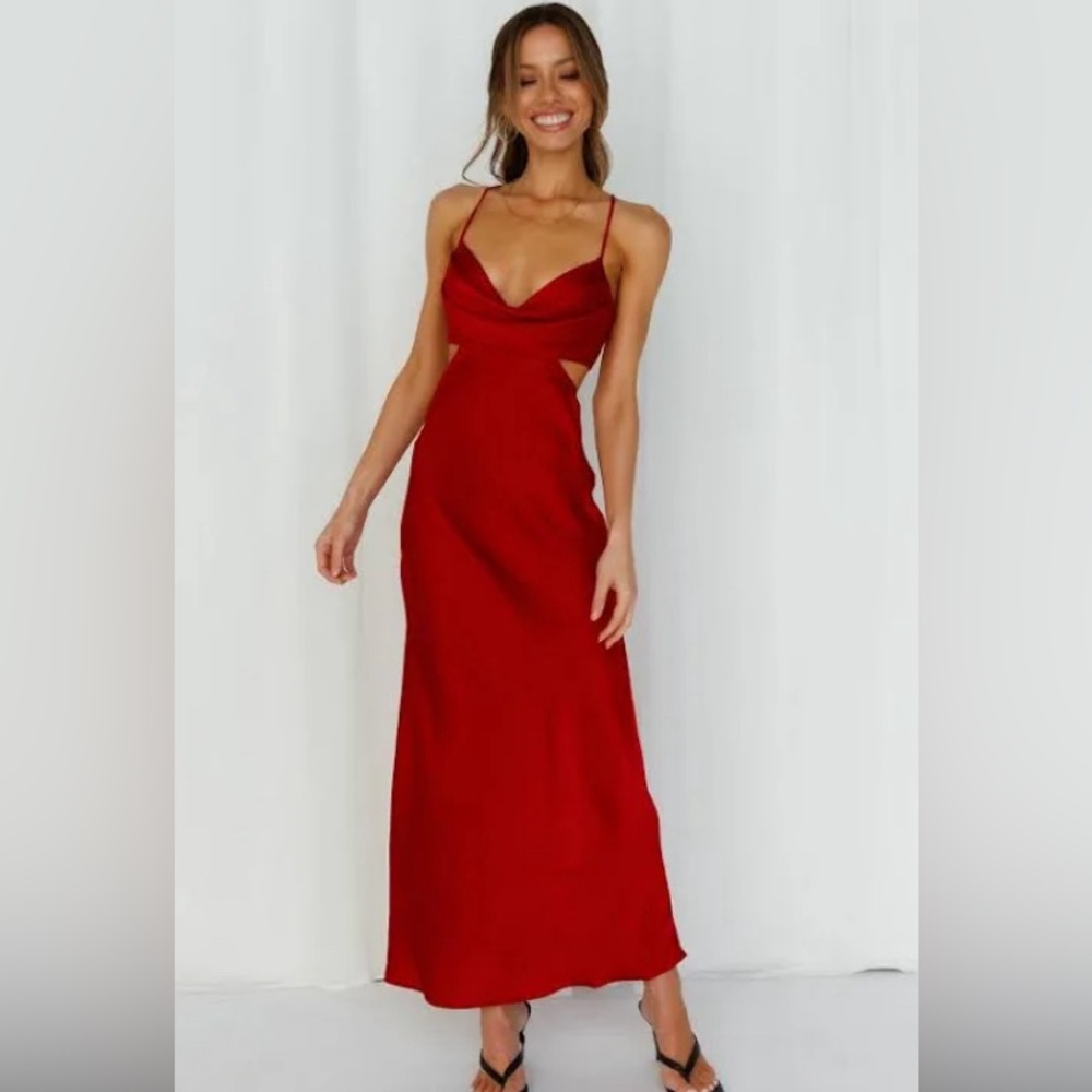 Hello Molly Angels in America Midi dress in Wine size XS - never worn w/o tags